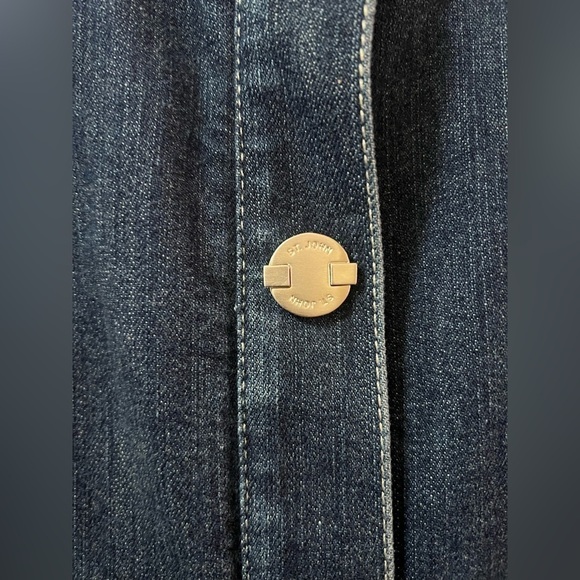 St. John sport women’s jacket with zipper and button up size small - Picture 4 of 10